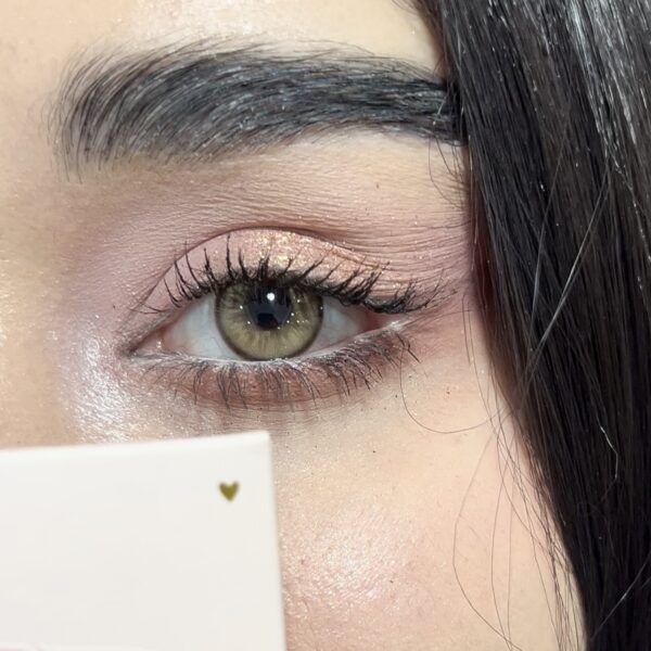 لنز عسلی انیمه ایی شاین دار کد 165